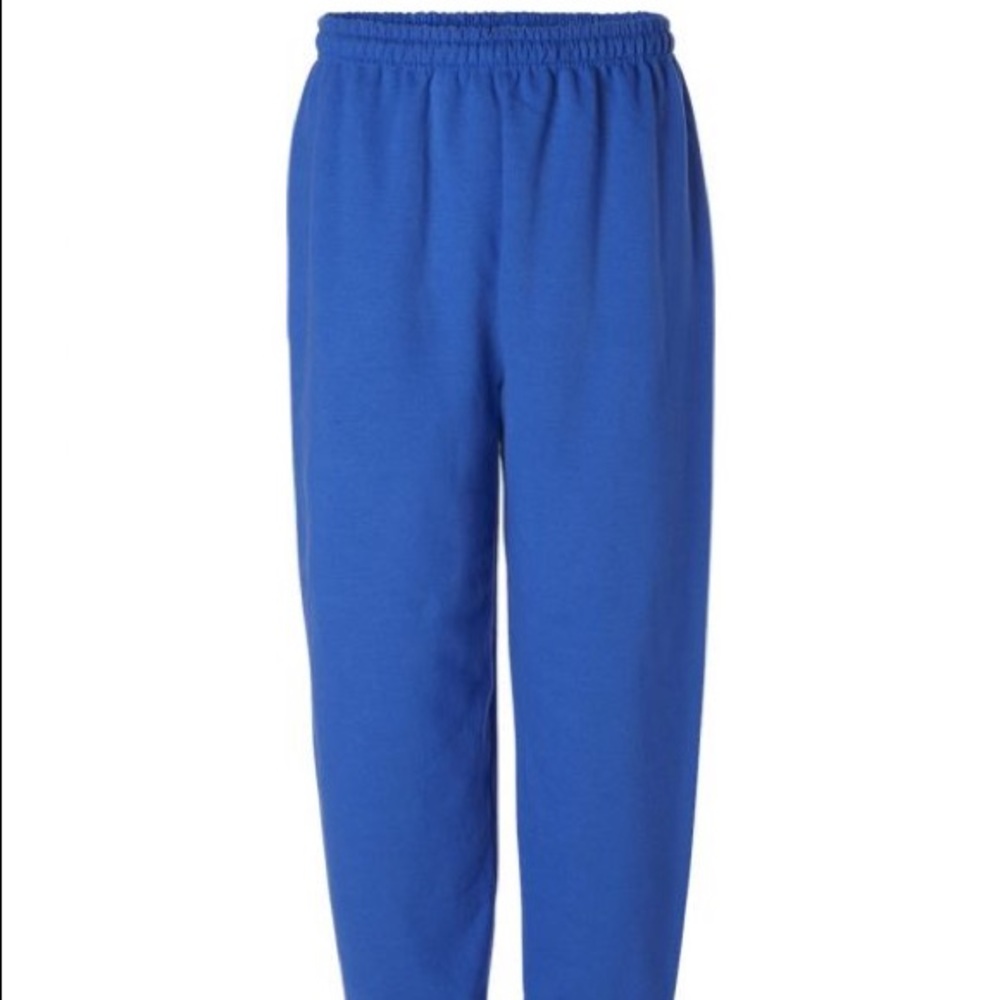 Royal blue sweatpants